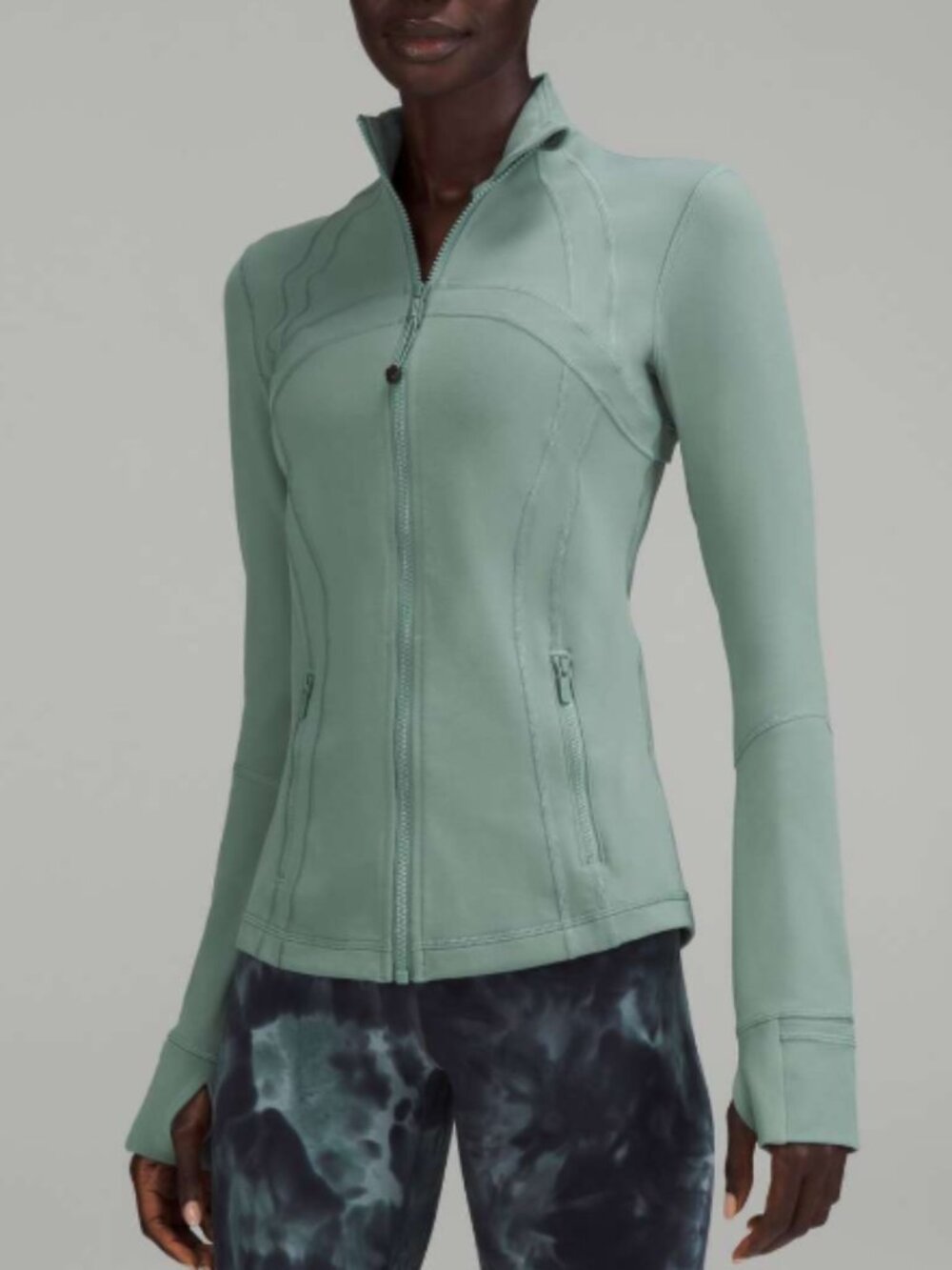 Lululemon define jacket Luon tidewater teal size 8